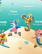 Palmolive Kids Sea Creatures gel de duș pentru copii 750 ml