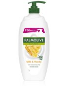 Palmolive Naturals Milk & Honey Gel - cremă pentru duș și baie cu lapte si miere cu pompă 750 ml