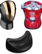 PALSAR7 Exclusive Set Professional LED Mask & Galvanic Iron set la un preț mai avantajos Black/Gold