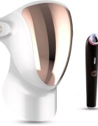 PALSAR7 Exclusive Set Professional LED Mask & Galvanic Iron set la un preț mai avantajos White/Gold