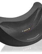 PALSAR7 Professional LED Mask Black Gold mască de înfrumusețare cu LED pentru față și gât 1 buc