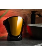 PALSAR7 Professional LED Mask Black Gold mască de înfrumusețare cu LED pentru față și gât 1 buc