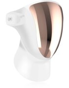 PALSAR7 Professional LED Mask White Gold mască de înfrumusețare cu LED pentru față și gât Cutie cadou 1 buc