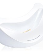 PALSAR7 Professional LED Mask White Gold mască de înfrumusețare cu LED pentru față și gât Cutie cadou 1 buc