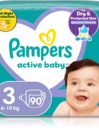 Pampers Active Baby Size 3 scutece de unică folosință 6-10 kg 90 buc