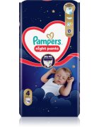 Pampers Night Pants Size 4 scutece de unică folosință tip chiloțel pentru noapte 9-15 kg 52 buc