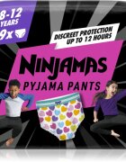 Pampers Ninjamas Pyjama Pants scutece tip chiloțel de noapte 27-43 kg Hearts 9 buc