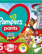 Pampers Pants Paw Patrol Size 5 scutece de unică folosință tip chiloțel 11-17 kg 66 buc