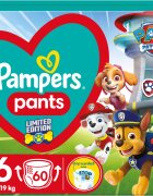 Pampers Pants Paw Patrol Size 6 scutece de unică folosință tip chiloțel 13-19 kg 60 buc