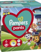 Pampers Pants Paw Patrol Size 6 scutece de unică folosință tip chiloțel 13-19 kg 60 buc