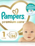 Pampers Premium Care Size 1 scutece de unică folosință 2-5 kg 26 buc