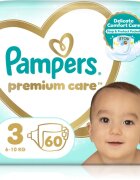 Pampers Premium Care Size 3 scutece de unică folosință 6-10 kg 60 buc