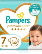 Pampers Premium Care Size 7 scutece de unică folosință 15+ kg 32 buc