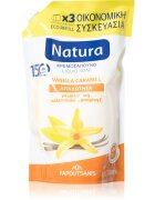 PAPOUTSANIS Natura Vanilla Caramel săpun lichid rezervă 750 ml