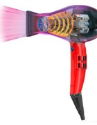 Parlux Alyon Ceramic & Ionic uscător de păr profesional cu ionizator Red 1 buc