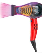 Parlux Alyon Ceramic & Ionic uscător de păr profesional cu ionizator Red 1 buc