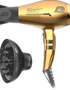 Parlux Alyon + Magic Sense uscător de păr profesional cu ionizator + difuzor Gold 1 buc
