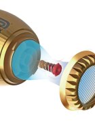 Parlux Alyon + Magic Sense uscător de păr profesional cu ionizator + difuzor Gold 1 buc