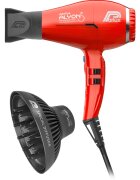 Parlux Alyon + Magic Sense uscător de păr profesional cu ionizator + difuzor Red 1 buc