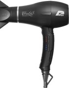 Parlux Ethos + Magic Sense uscător de păr profesional cu ionizator + difuzor Black 1 buc