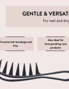 Parsa Beauty Curly Hair Comb pieptene pentru parul cret 1 buc