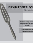 Parsa Beauty ID Spiral pieptene pentru un par stralucitor si catifelat 1 buc