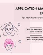 Parsa Beauty Satin Cap turban de satin 1 buc