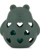 Petite&Mars Bear Basil 0m+ jucărie zornăitoare Misty Green 1 buc