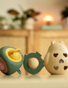 Petite&Mars Bear Basil 0m+ jucărie zornăitoare Misty Green 1 buc