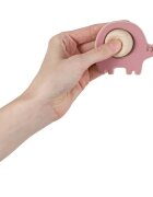 Petite&Mars Elephant Edwin 6m+ jucarie Dusty Rose 1 buc