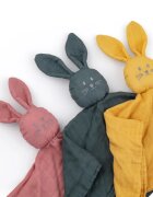 Petite&Mars Hugo Bamboo Comforter jucărie de adormit Intense Ochre 1 buc