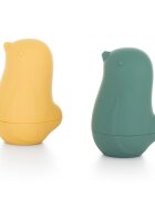 Petite&Mars Love Birds jucărie pentru apă 6 m+ Ochre Green 2 buc