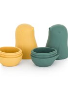 Petite&Mars Love Birds jucărie pentru apă 6 m+ Ochre Green 2 buc