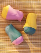 Petite&Mars Love Birds jucărie pentru apă 6 m+ Ochre Green 2 buc