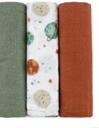 Petite&Mars Moussy scutece textile Celestial Planets 68 x 68 cm 3 buc