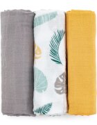 Petite&Mars Moussy scutece textile Ochre Leaves 68 x 68 cm 3 buc