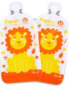 Petite&Mars Papoo săculeț pentru mâncare Lion 6x150 ml