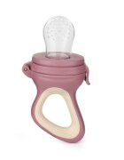 Petite&Mars Silicone Food Feeder 6m+ suzetă pentru alimentare Rose&Sand 1 buc