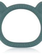 Petite&Mars Silicone teether Teddy jucărie pentru dentiție pentru nou-nascuti si copii Misty Green 1 buc