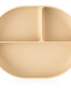 Petite&Mars Take&Match 6m+ farfurie compartimentată cu ventuză Desert Sand 1 buc