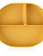 Petite&Mars Take&Match 6m+ farfurie compartimentată cu ventuză Intense Ochre 1 buc