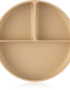 Petite&Mars Take&Match 6m+ farfurie compartimentată rotund Desert Sand 1 buc