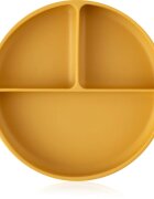 Petite&Mars Take&Match 6m+ farfurie compartimentată rotund Intense Ochre 1 buc