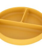 Petite&Mars Take&Match 6m+ farfurie compartimentată rotund Intense Ochre 1 buc