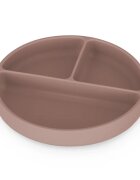 Petite&Mars Take&Match 6m+ farfurie compartimentată rotund Velvet Latte 1 buc
