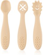 Petite&Mars Take&Match 6m+ linguriță pentru copii Desert Sand 3 buc