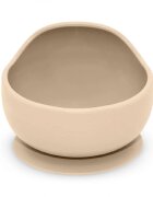 Petite&Mars Take&Match Silicone Bowl castron cu ventuză Desert Sand 6 m+ 360 ml