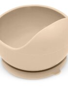 Petite&Mars Take&Match Silicone Bowl castron cu ventuză Desert Sand 6 m+ 360 ml