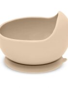 Petite&Mars Take&Match Silicone Bowl castron cu ventuză Desert Sand 6 m+ 360 ml
