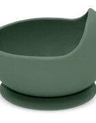 Petite&Mars Take&Match Silicone Bowl castron cu ventuză Misty Green 6 m+ 360 ml